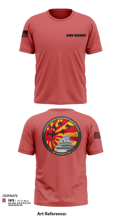 AIMD Iwakuni 92315033 Short Sleeve Performance Shirt - 126