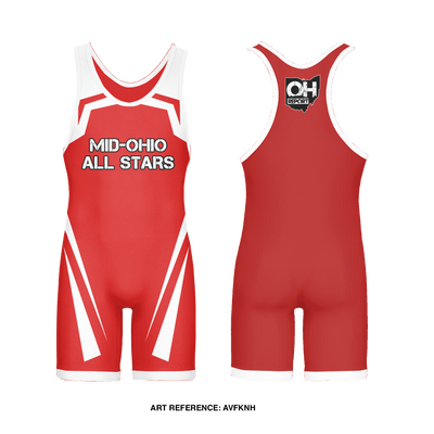 MOAC & OCC Wrestling All-Stars 84542741 Wrestling Singlet - 7