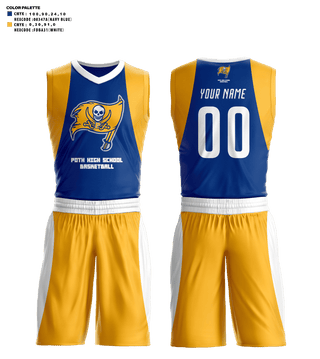 Basketball Uniform, Poth High School Basketball, Men's Basketball, Teamtime, Team time, sublimation, custom sports apparel, team uniforms, spirit wear, spiritwear, sports uniforms, custom shirts, team store, custom team store, fundraiser sports, apparel fundraiser