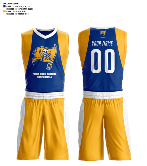 Basketball Uniform, Poth High School Basketball, Men's Basketball, Teamtime, Team time, sublimation, custom sports apparel, team uniforms, spirit wear, spiritwear, sports uniforms, custom shirts, team store, custom team store, fundraiser sports, apparel fundraiser