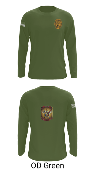 Long Sleeve Performance Shirt, 4th Law Enforcement Battalion Bravo Company, Marines, Teamtime, Team time, sublimation, custom sports apparel, team uniforms, spirit wear, spiritwear, sports uniforms, custom shirts, team store, custom team store, fundraiser sports, apparel fundraiser