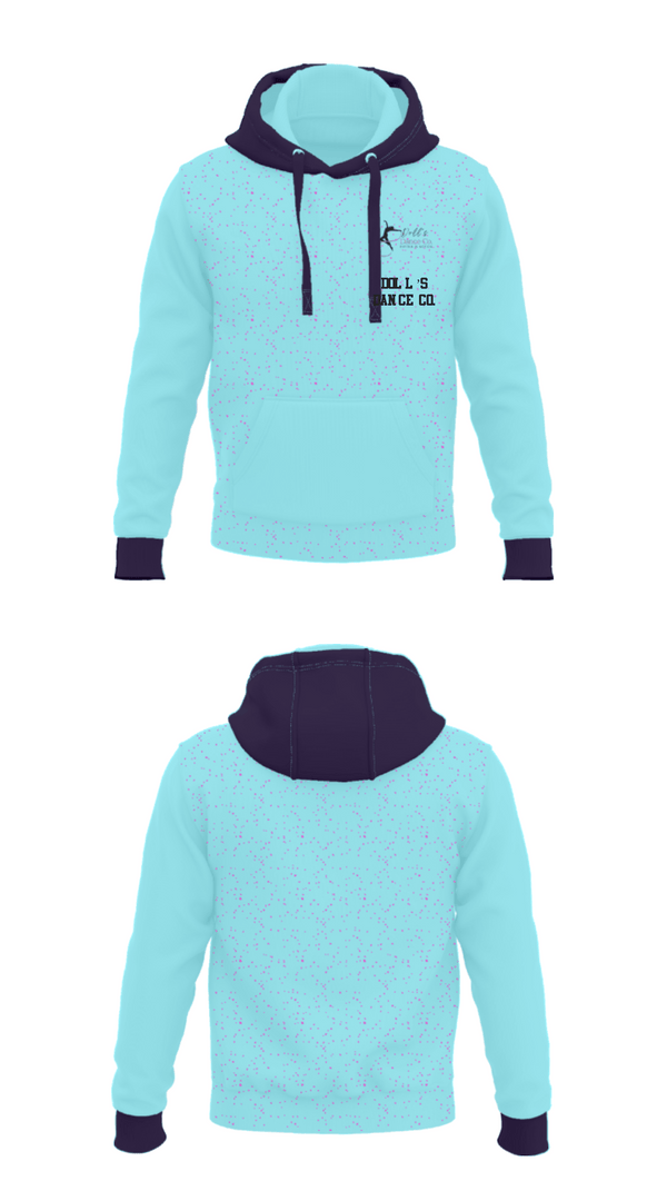Hoodie, Doll’s Dance Co., , Teamtime, Team time, sublimation, custom sports apparel, team uniforms, spirit wear, spiritwear, sports uniforms, custom shirts, team store, custom team store, fundraiser sports, apparel fundraiser