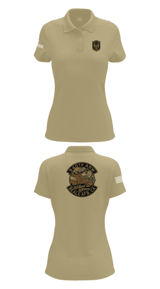 Women's Short Sleeve Performance Polo, 940 Air Refueling Wing, , Teamtime, Team time, sublimation, custom sports apparel, team uniforms, spirit wear, spiritwear, sports uniforms, custom shirts, team store, custom team store, fundraiser sports, apparel fundraiser