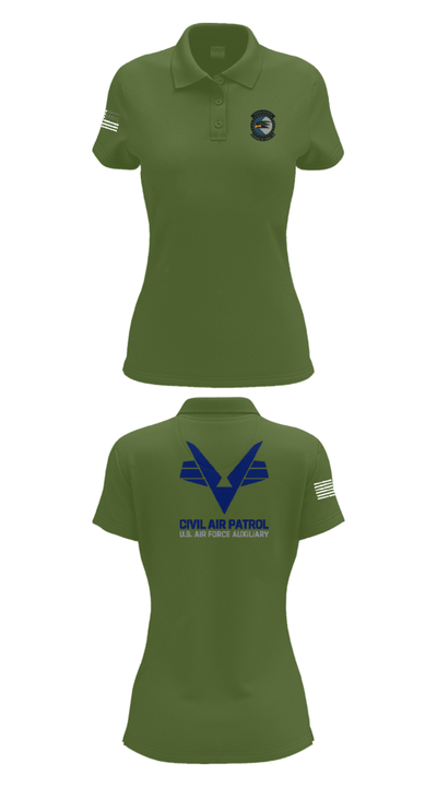 Sunlake High School Cadet Squadron 6161246 Women's Short Sleeve Performance Polo  - 55