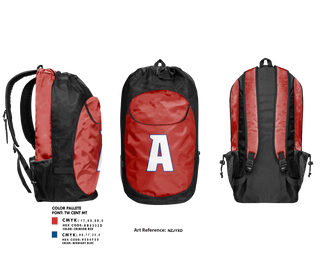 Gear Bag, Arcadia Little League Baseball, Baseball, Teamtime, Team time, sublimation, custom sports apparel, team uniforms, spirit wear, spiritwear, sports uniforms, custom shirts, team store, custom team store, fundraiser sports, apparel fundraiser
