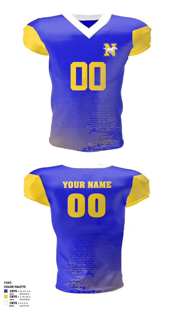 Football Jersey, Norwood High School Football, Football, Teamtime, Team time, sublimation, custom sports apparel, team uniforms, spirit wear, spiritwear, sports uniforms, custom shirts, team store, custom team store, fundraiser sports, apparel fundraiser