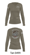 B/3-34 Bulldogs 76121406 Women's Long Sleeve V-neck Shirt - 77