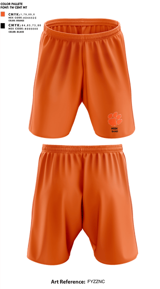 Athletic Shorts With Pockets, Meek High School Band, Spirit Store, Teamtime, Team time, sublimation, custom sports apparel, team uniforms, spirit wear, spiritwear, sports uniforms, custom shirts, team store, custom team store, fundraiser sports, apparel fundraiser