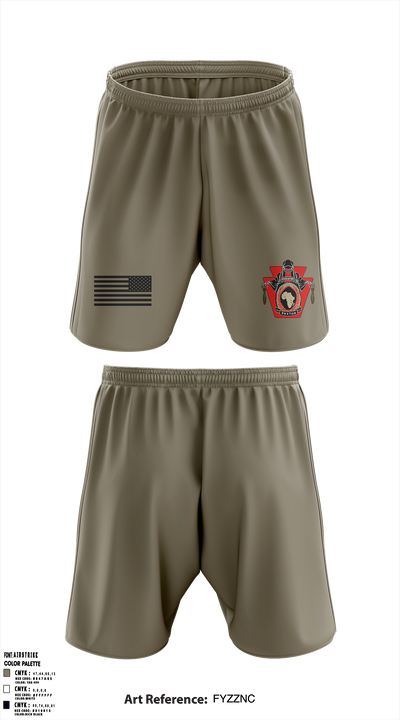 Mortar 1-111 Athletic Shorts With Pockets - 1