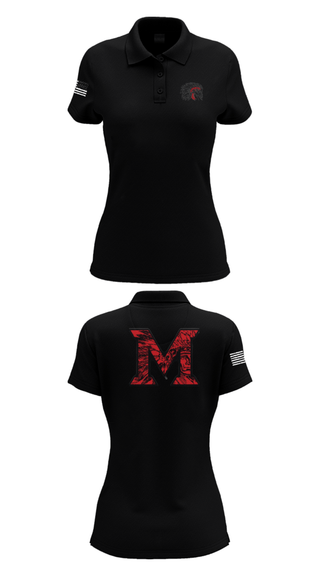 Womens Short Sleeve Performance Polo, Mcloud High School Cheer, Cheer, Teamtime, Team time, sublimation, custom sports apparel, team uniforms, spirit wear, spiritwear, sports uniforms, custom shirts, team store, custom team store, fundraiser sports, apparel fundraiser