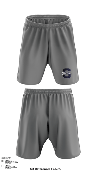 Athletic Shorts With Pockets, Shawnee Middle School Cheer, Cheer, Teamtime, Team time, sublimation, custom sports apparel, team uniforms, spirit wear, spiritwear, sports uniforms, custom shirts, team store, custom team store, fundraiser sports, apparel fundraiser
