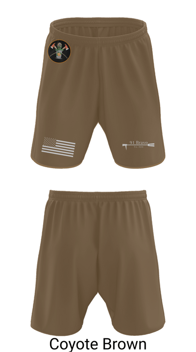 91 Bravo 3173818 Athletic Shorts With Pockets - 9