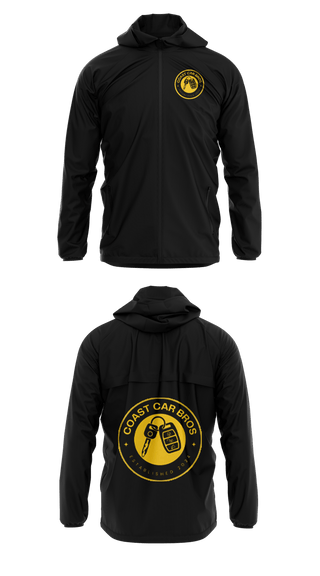 Windbreaker, Coast Car Bros LLC, , Teamtime, Team time, sublimation, custom sports apparel, team uniforms, spirit wear, spiritwear, sports uniforms, custom shirts, team store, custom team store, fundraiser sports, apparel fundraiser