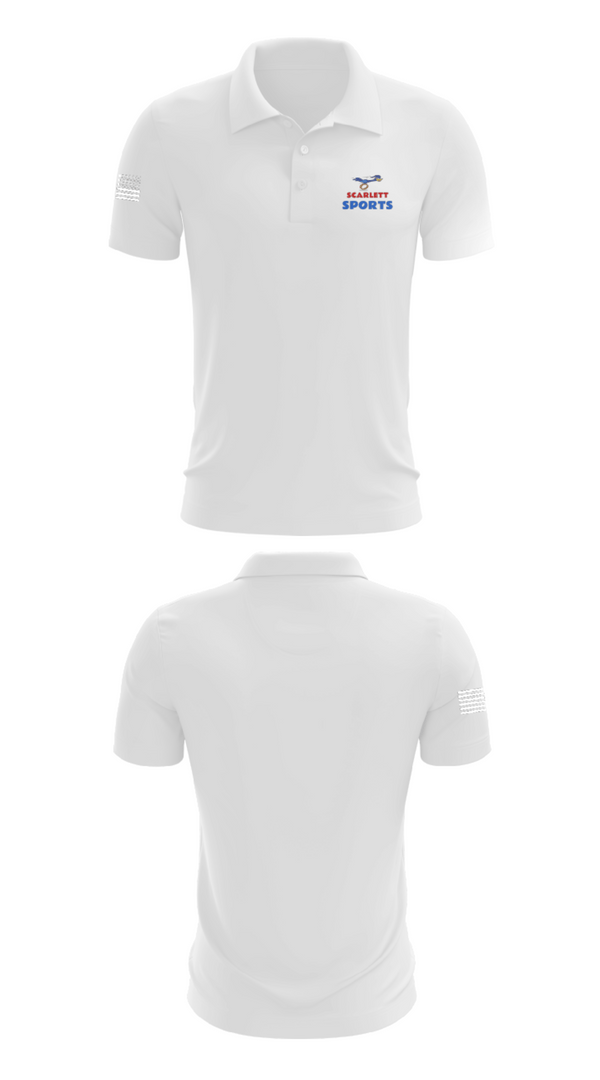 Short Sleeve Performance Polo, Scarlett Middle School Cross Country, Cross Country, Teamtime, Team time, sublimation, custom sports apparel, team uniforms, spirit wear, spiritwear, sports uniforms, custom shirts, team store, custom team store, fundraiser sports, apparel fundraiser