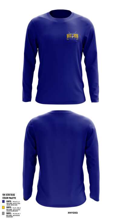 Washingtonville Ice Hockey Club 31203968 Long Sleeve Performance Shirt - 2
