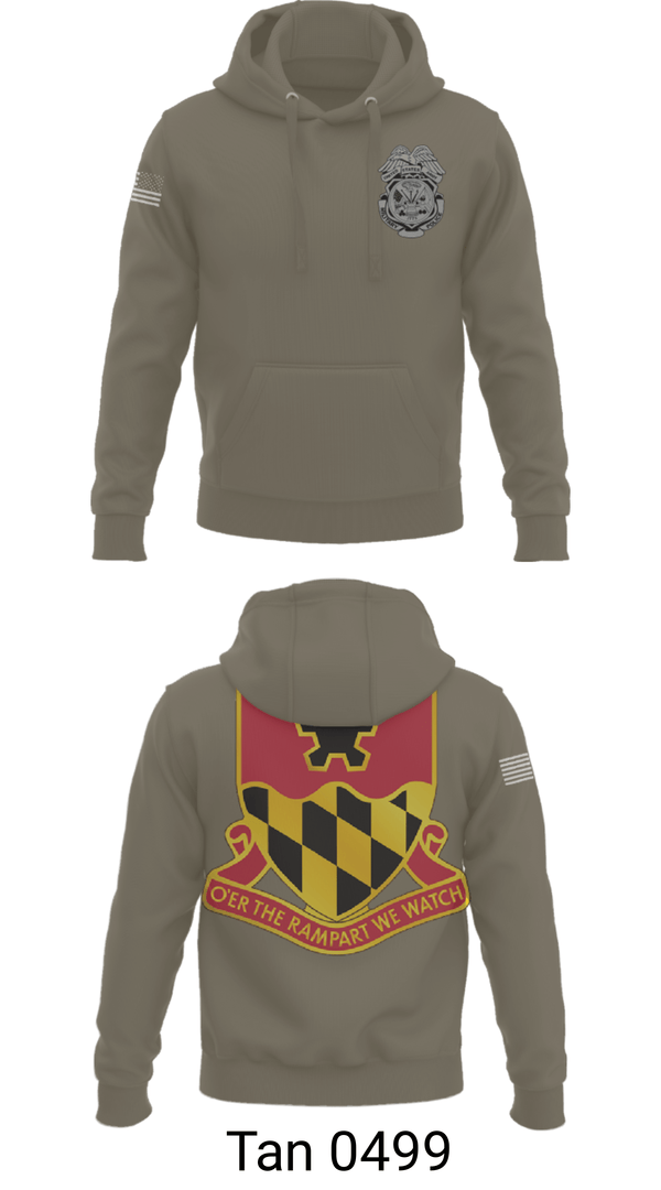 Hoodie, 2nd MTB/70th RTI, Army, Teamtime, Team time, sublimation, custom sports apparel, team uniforms, spirit wear, spiritwear, sports uniforms, custom shirts, team store, custom team store, fundraiser sports, apparel fundraiser