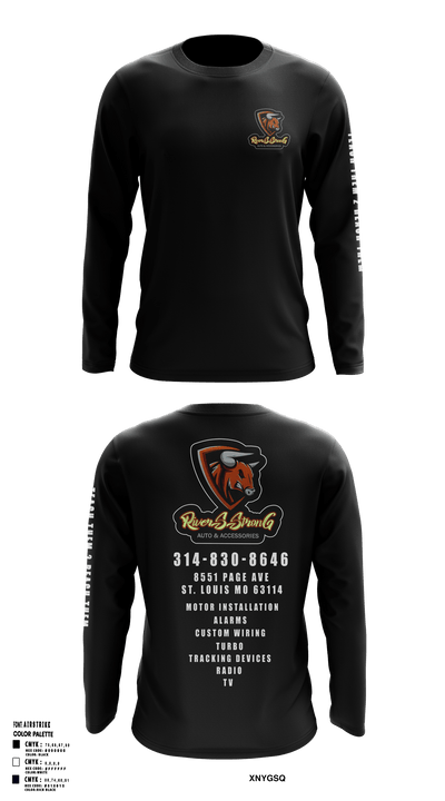 RiverSStronG Auto & Accessories 70993756 Long Sleeve Performance Shirt - 1