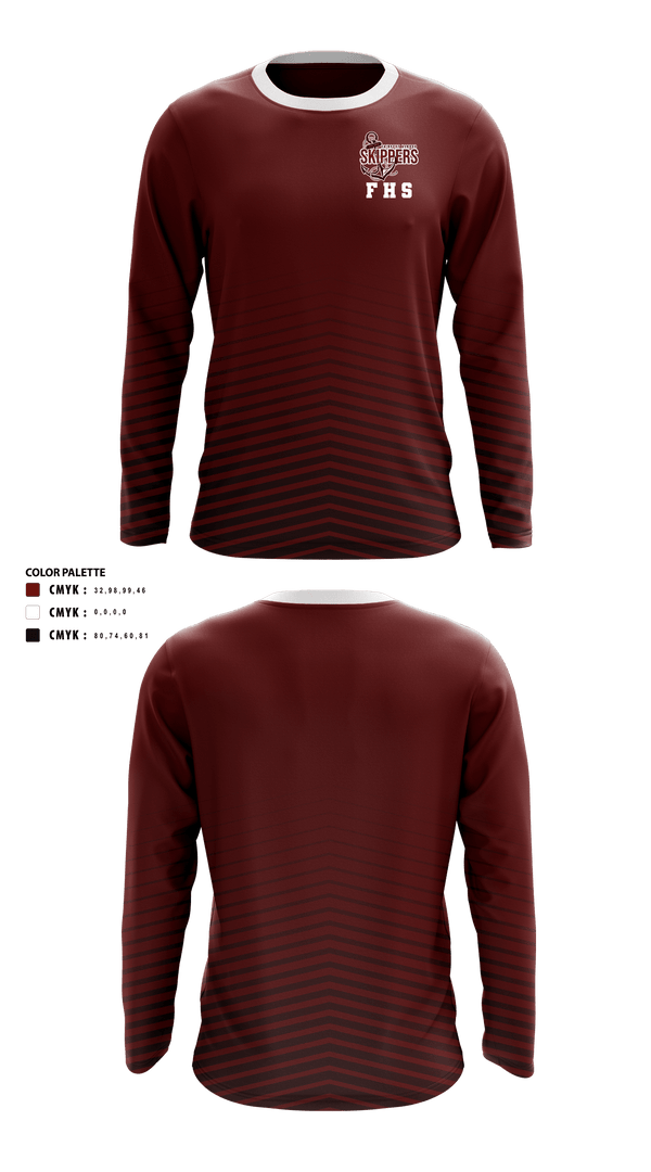 Long Sleeve Performance Shirt, Harding High School Cross Country, Cross Country, Teamtime, Team time, sublimation, custom sports apparel, team uniforms, spirit wear, spiritwear, sports uniforms, custom shirts, team store, custom team store, fundraiser sports, apparel fundraiser