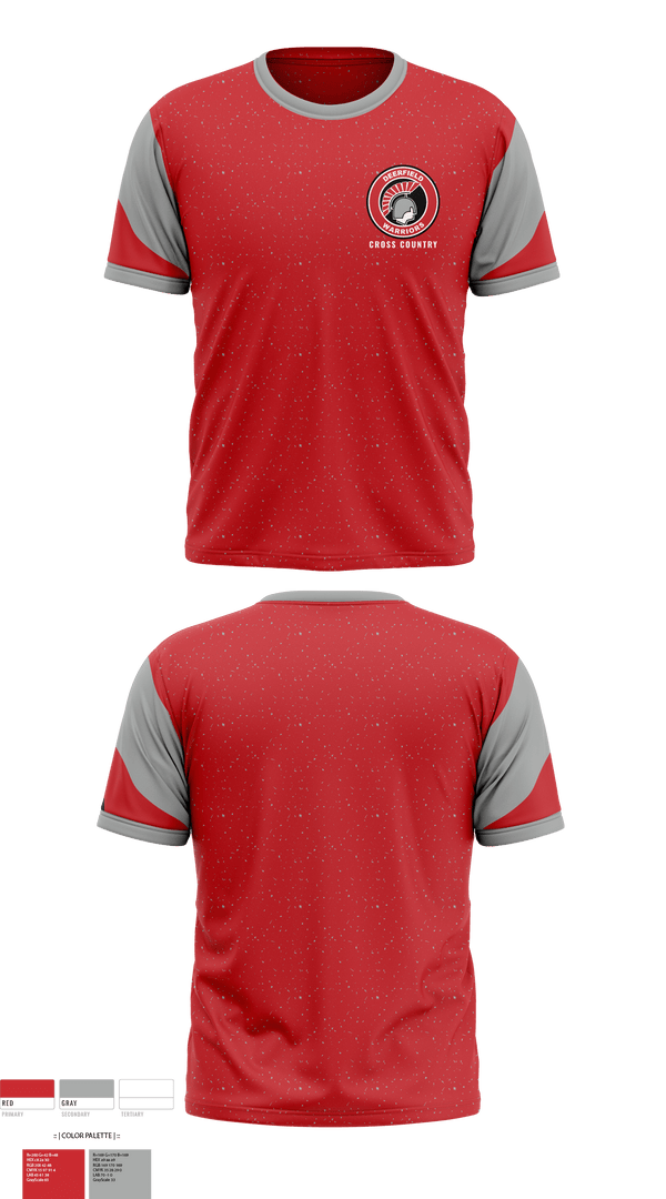 Short Sleeve Performance Shirt, Deerfield High School Cross Country, Cross Country, Teamtime, Team time, sublimation, custom sports apparel, team uniforms, spirit wear, spiritwear, sports uniforms, custom shirts, team store, custom team store, fundraiser sports, apparel fundraiser