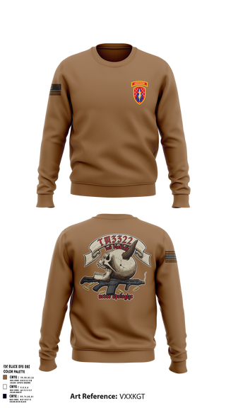 Crew Neck Sweatshirt, TM 2, B TRP, 3rd SQDN, 3 SFAB, Army, Teamtime, Team time, sublimation, custom sports apparel, team uniforms, spirit wear, spiritwear, sports uniforms, custom shirts, team store, custom team store, fundraiser sports, apparel fundraiser