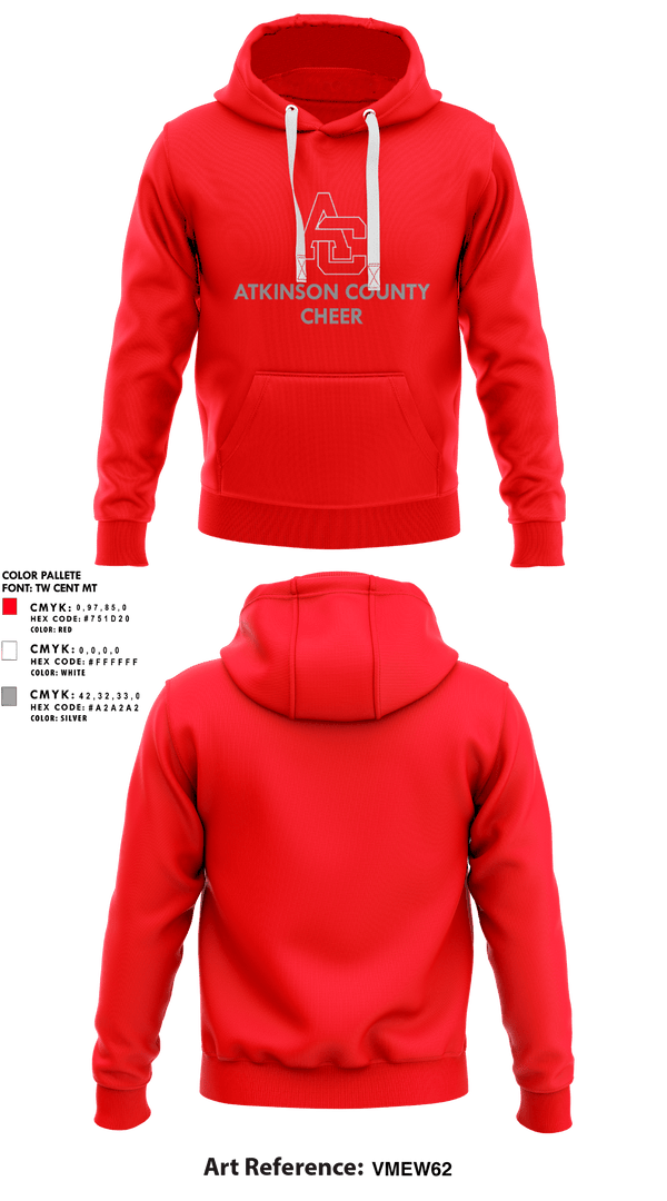 Hoodie, Atkinson County High School Cheer, Cheer, Teamtime, Team time, sublimation, custom sports apparel, team uniforms, spirit wear, spiritwear, sports uniforms, custom shirts, team store, custom team store, fundraiser sports, apparel fundraiser