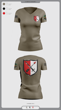 31st Chemical Brigade 60523938 Women's Short Sleeve V-neck Shirt - 1