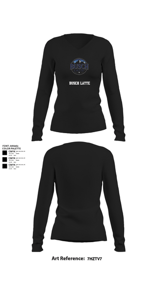 Womens Long Sleeve Vneck Shirt, Busch Latte, Army, Teamtime, Team time, sublimation, custom sports apparel, team uniforms, spirit wear, spiritwear, sports uniforms, custom shirts, team store, custom team store, fundraiser sports, apparel fundraiser