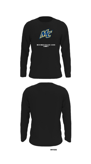 Long Sleeve Performance Shirt, Merrimack College Cross Country, Cross Country, Teamtime, Team time, sublimation, custom sports apparel, team uniforms, spirit wear, spiritwear, sports uniforms, custom shirts, team store, custom team store, fundraiser sports, apparel fundraiser