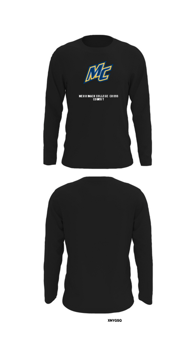 Merrimack College Cross Country 19675750 Long Sleeve Performance Shirt - 27