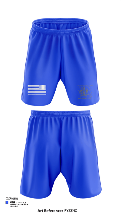 Broward Fraternal Order of Police 91005967 Athletic Shorts With Pockets - 115