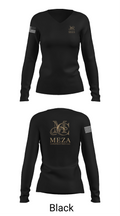 Meza Construction LLC 64108340 Women's Long Sleeve V-neck Shirt - 35