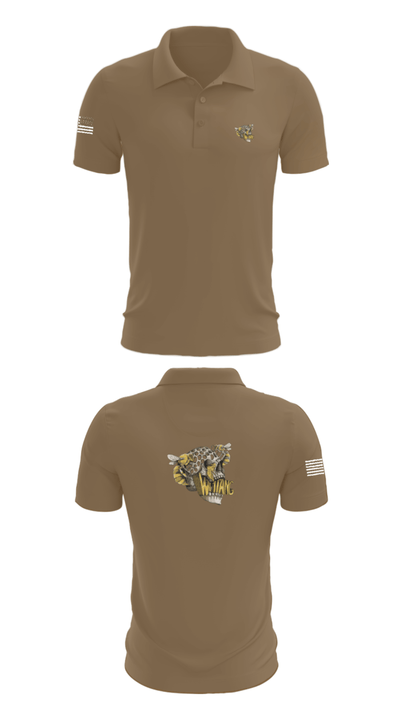 C-10 TRP white platoon 11255511 Short Sleeve Performance Polo - 7