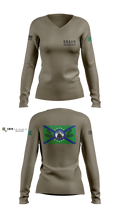 Grahn Fire DepartmentAPR 45337631 Women's Long Sleeve V-neck Shirt - 2