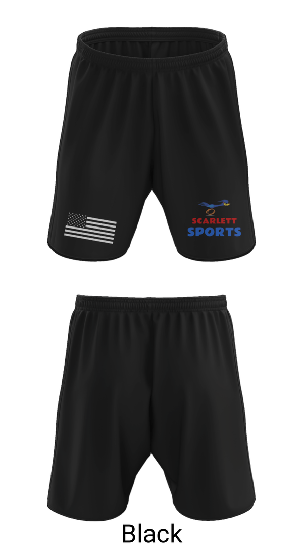 Athletic Shorts With Pockets, Scarlett Middle School Cross Country, Cross Country, Teamtime, Team time, sublimation, custom sports apparel, team uniforms, spirit wear, spiritwear, sports uniforms, custom shirts, team store, custom team store, fundraiser sports, apparel fundraiser
