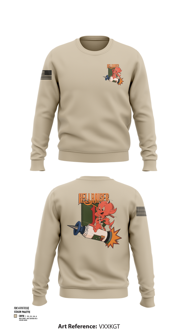 Crew Neck Sweatshirt, Hellraiser, , Teamtime, Team time, sublimation, custom sports apparel, team uniforms, spirit wear, spiritwear, sports uniforms, custom shirts, team store, custom team store, fundraiser sports, apparel fundraiser