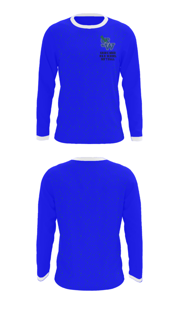Long Sleeve Performance Shirt, Shorewood High School Softball, Softball, Teamtime, Team time, sublimation, custom sports apparel, team uniforms, spirit wear, spiritwear, sports uniforms, custom shirts, team store, custom team store, fundraiser sports, apparel fundraiser