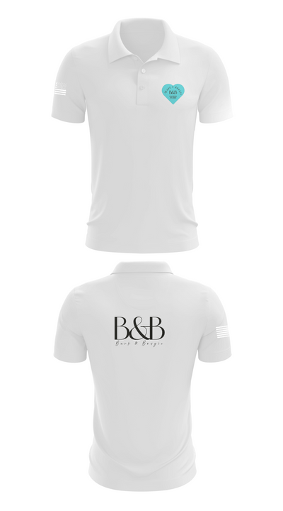 Bark & Bougie LV 23492221 Short Sleeve Performance Polo - 9
