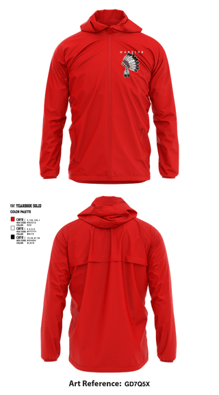 Windbreaker, Kootenai Junior High School, Men's Volleyball, Teamtime, Team time, sublimation, custom sports apparel, team uniforms, spirit wear, spiritwear, sports uniforms, custom shirts, team store, custom team store, fundraiser sports, apparel fundraiser