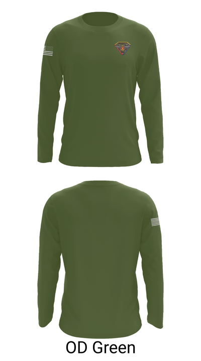Bravo Company  642nd ASC 35551187 Long Sleeve Performance Shirt 46