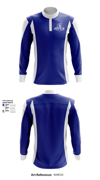 Quarter Zip Jacket, Orland Jr Trojans Cheer, Cheer, Teamtime, Team time, sublimation, custom sports apparel, team uniforms, spirit wear, spiritwear, sports uniforms, custom shirts, team store, custom team store, fundraiser sports, apparel fundraiser