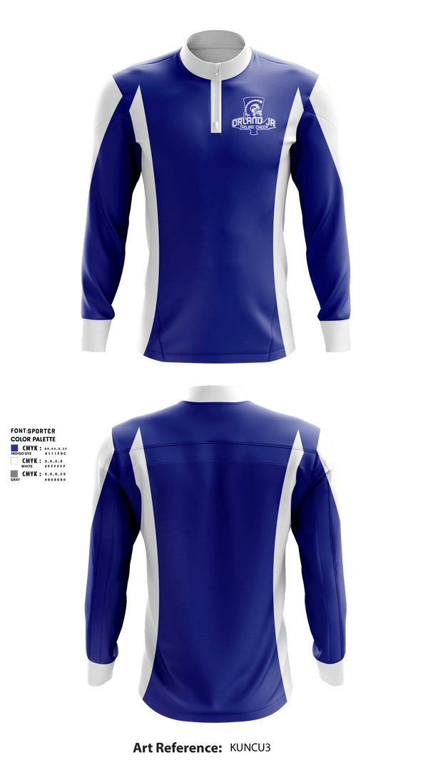 Quarter Zip Jacket, Orland Jr Trojans Cheer, Cheer, Teamtime, Team time, sublimation, custom sports apparel, team uniforms, spirit wear, spiritwear, sports uniforms, custom shirts, team store, custom team store, fundraiser sports, apparel fundraiser