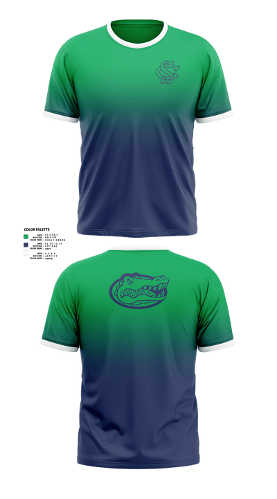 Spring Creek High School Basketball 45989238 Short Sleeve Performance Shirt - 40