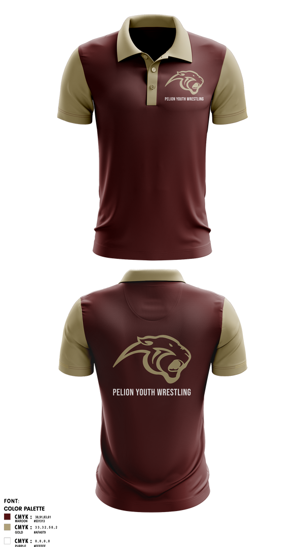 Short Sleeve Performance Polo, Pelion Youth Wrestling, Wrestling, Teamtime, Team time, sublimation, custom sports apparel, team uniforms, spirit wear, spiritwear, sports uniforms, custom shirts, team store, custom team store, fundraiser sports, apparel fundraiser
