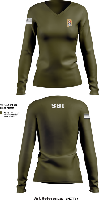 Womens Long Sleeve Vneck Shirt, Major Crimes, , Teamtime, Team time, sublimation, custom sports apparel, team uniforms, spirit wear, spiritwear, sports uniforms, custom shirts, team store, custom team store, fundraiser sports, apparel fundraiser