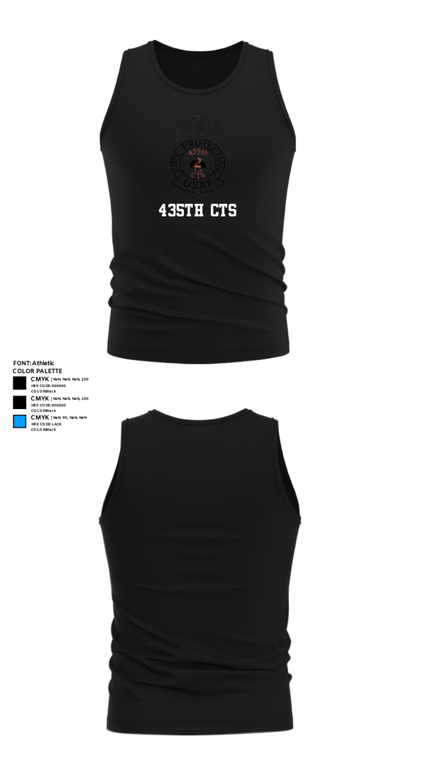 Tank Top, 435th CTS, Air Force, Teamtime, Team time, sublimation, custom sports apparel, team uniforms, spirit wear, spiritwear, sports uniforms, custom shirts, team store, custom team store, fundraiser sports, apparel fundraiser