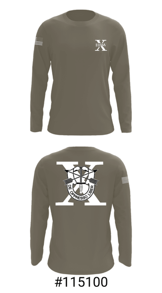 Long Sleeve Performance Shirt, 10th Special Forces HPW, , Teamtime, Team time, sublimation, custom sports apparel, team uniforms, spirit wear, spiritwear, sports uniforms, custom shirts, team store, custom team store, fundraiser sports, apparel fundraiser