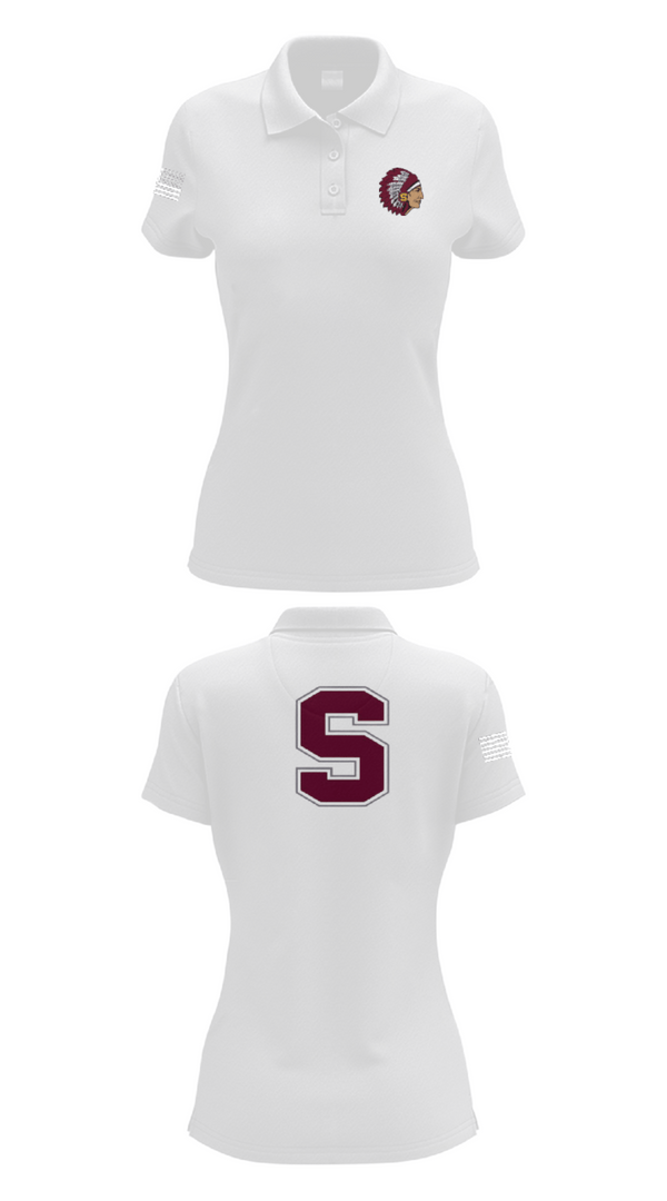 Womens Short Sleeve Performance Polo, Stillwater Central High School Band, Spirit Store, Teamtime, Team time, sublimation, custom sports apparel, team uniforms, spirit wear, spiritwear, sports uniforms, custom shirts, team store, custom team store, fundraiser sports, apparel fundraiser