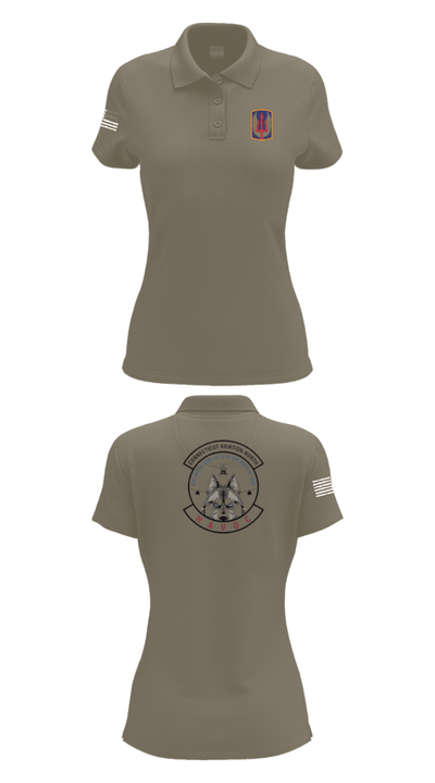 1-169th E Company 39061427 Women's Short Sleeve Performance Polo  - 71