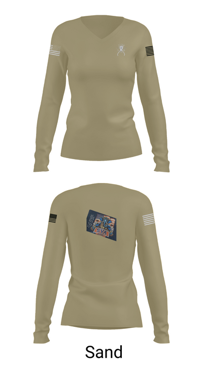 TITAN BN 10830522 Women's Long Sleeve V-neck Shirt - 97