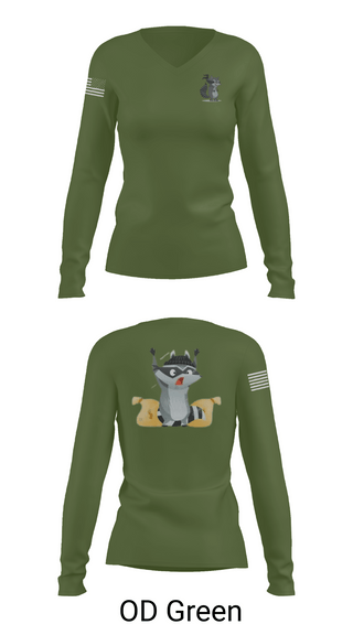 Womens Long Sleeve Vneck Shirt, 2-2 B Co., Army, Teamtime, Team time, sublimation, custom sports apparel, team uniforms, spirit wear, spiritwear, sports uniforms, custom shirts, team store, custom team store, fundraiser sports, apparel fundraiser